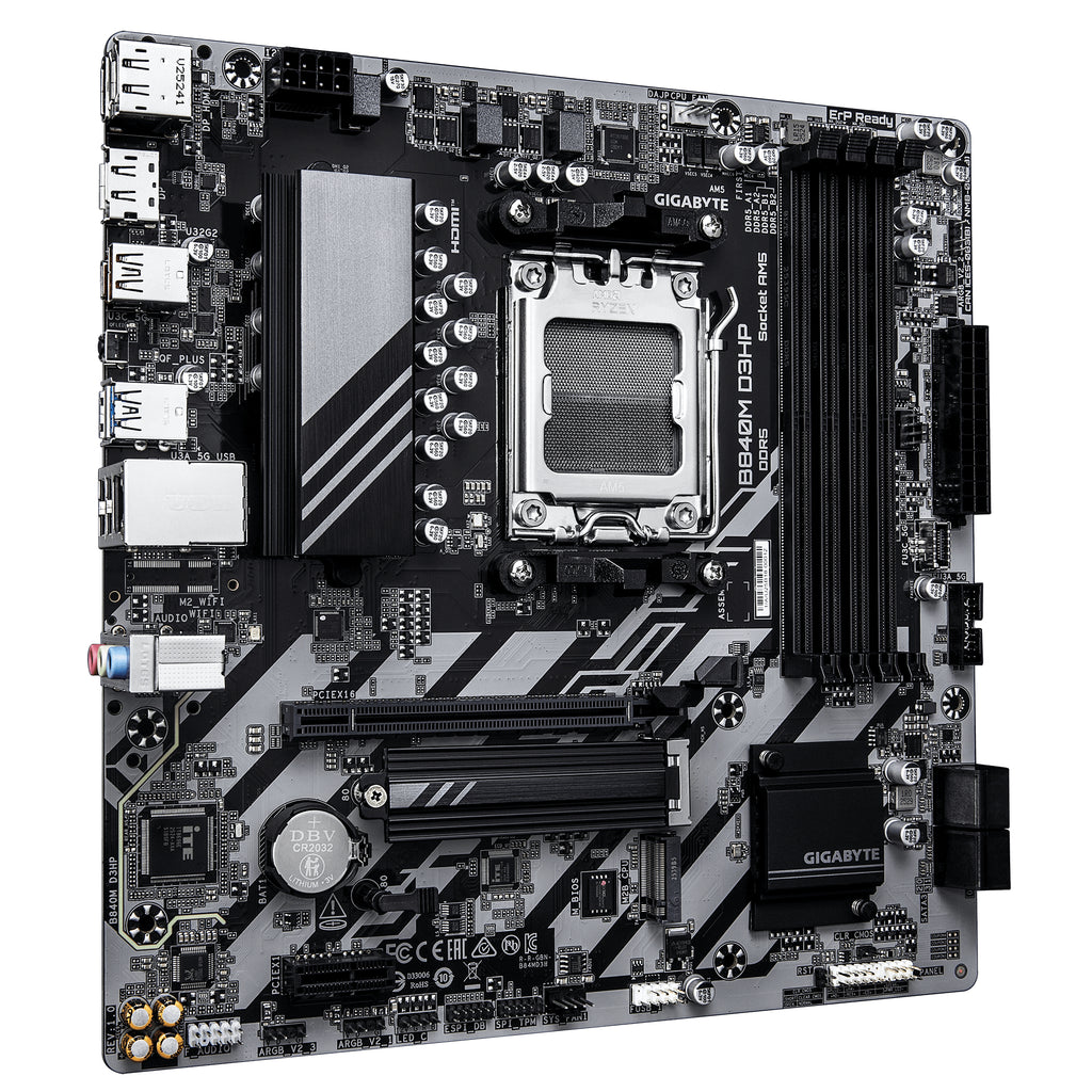 GIGABYTE B840M D3HP placa base AMD B840 Zócalo AM5 micro ATX (4)