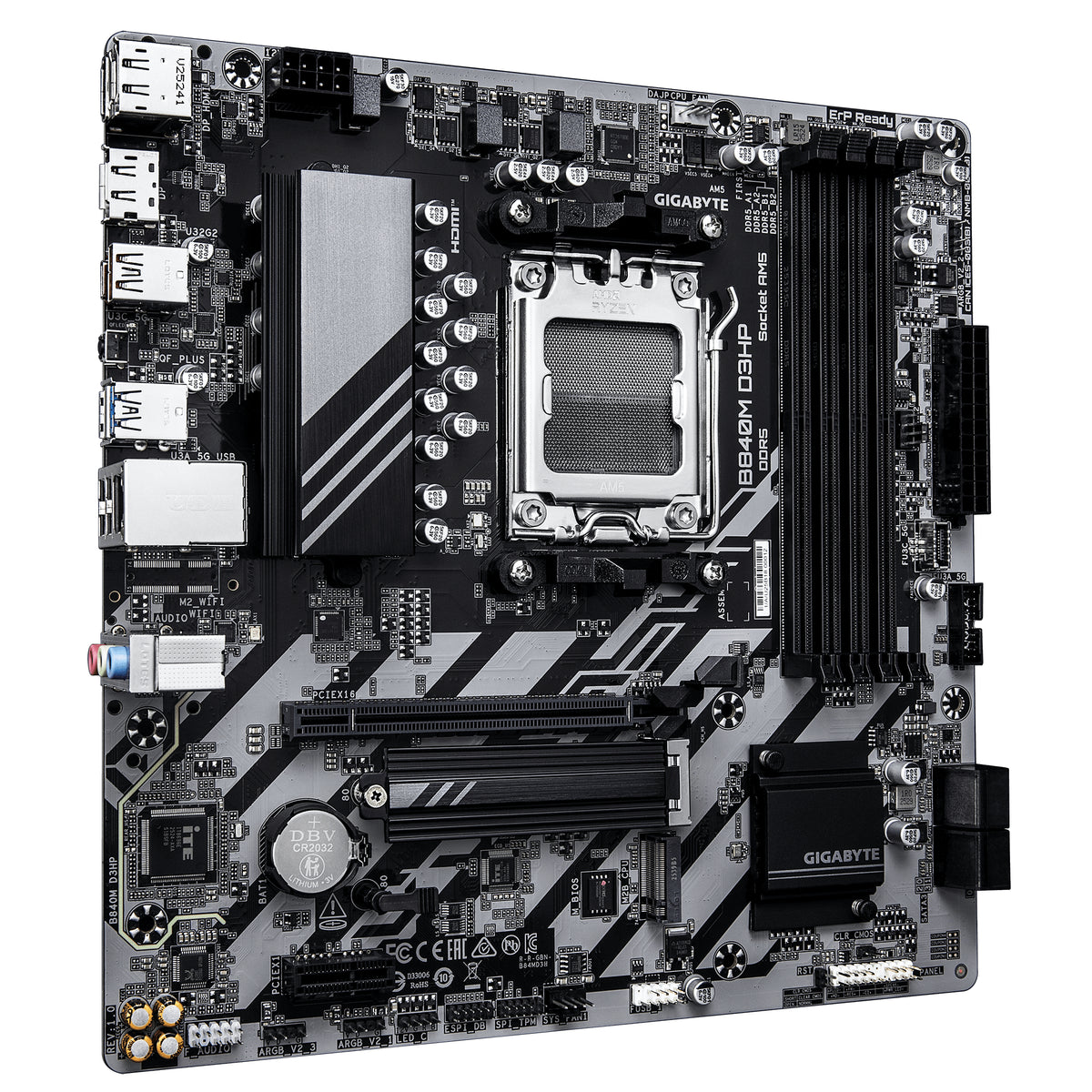 GIGABYTE B840M D3HP placa base AMD B840 Zócalo AM5 micro ATX (4)