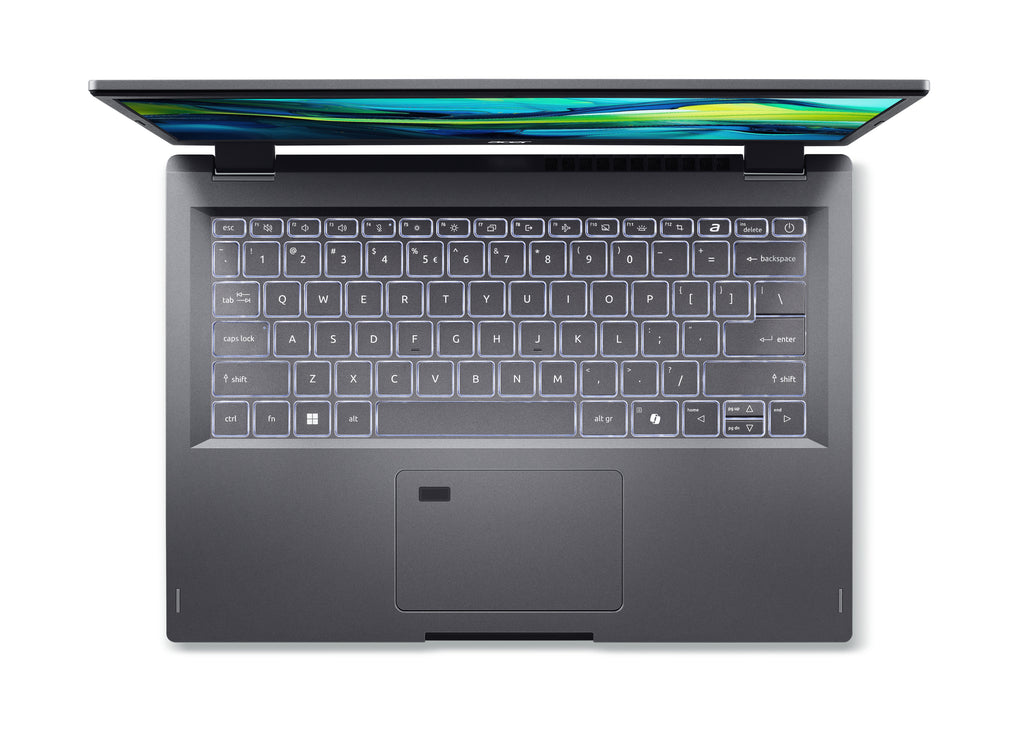 Acer Aspire A14-51M-51PY Intel Core 5 120U Portátil 35,6 cm (14") WUXGA 8 GB LPDDR5-SDRAM 512 GB SSD Wi-Fi 6E (802.11ax) Windows 11 Home Negro QWERTZ Alemán (5)