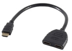 Microconnect HDM19M19F19F cable HDMI 0,2 m HDMI tipo A (Estándar) Negro (2)
