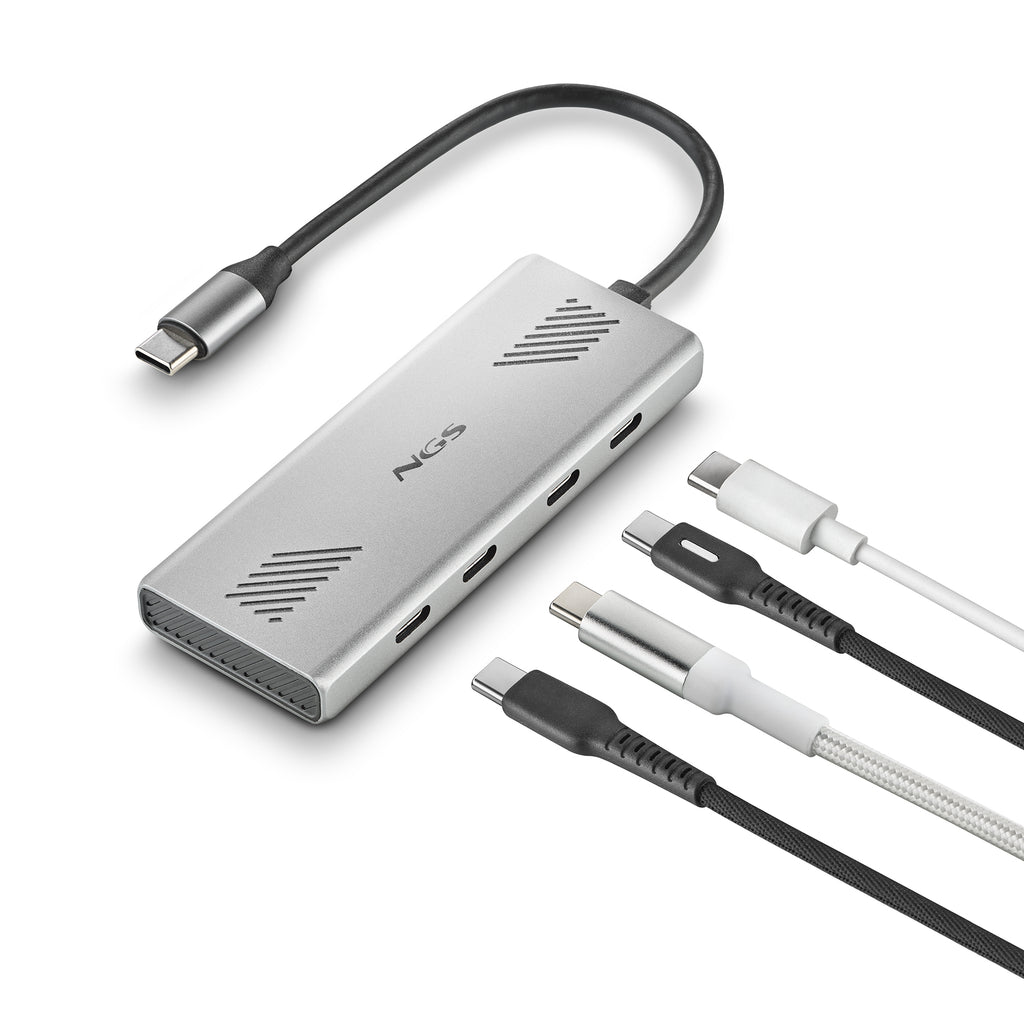 NGS WONDER4-C USB Tipo C 5000 Mbit/s Plata (4)