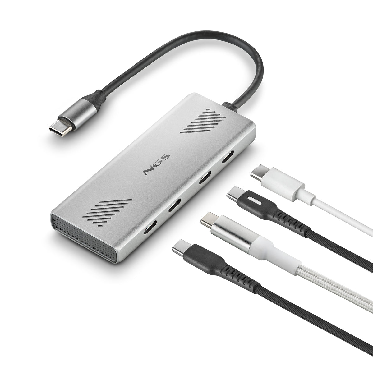 NGS WONDER4-C USB Tipo C 5000 Mbit/s Plata (4)