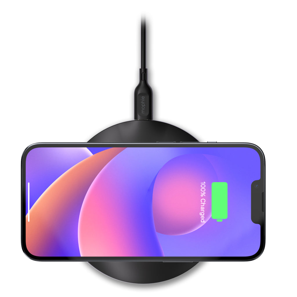 mophie essentials wireless charging pad 15W Smartphone Negro USB Cargador inalámbrico Interior (2)