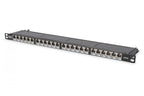 Digitus CAT 6, Class E High Denisity Patch Panel, shielded, black