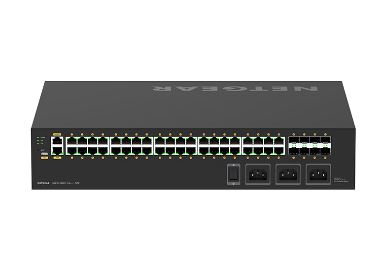 NETGEAR GSM4248UX Gestionado L2/L3 Gigabit Ethernet (10/100/1000) Energía sobre Ethernet (PoE) 2U Negro (5)
