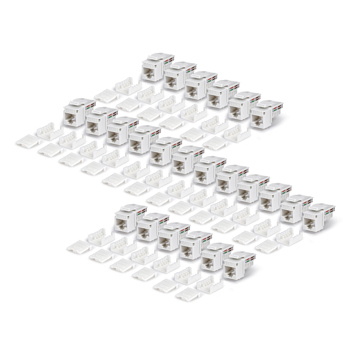StarTech.com C6KEY110WHE24PK módulo de conector de red (7)