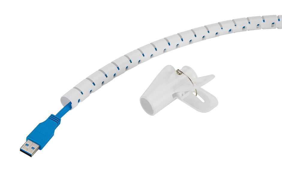 Neomounts ADS06-140WH organizador de cables Escritorio Pasacables Blanco 1 pieza(s) (2)
