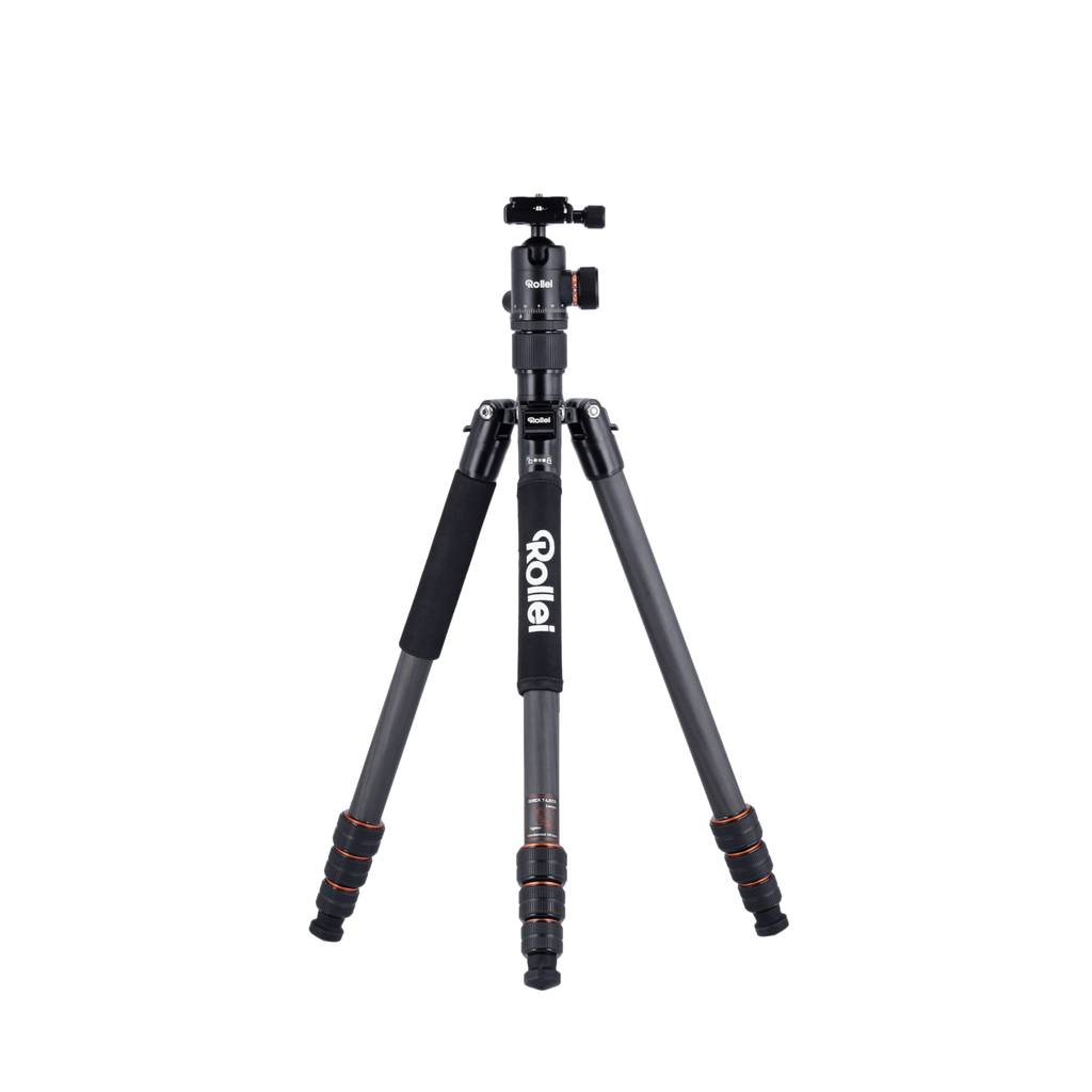 Trípode Rollei 22610 para cámaras digitales/de cine 3 patas Negro, Naranja