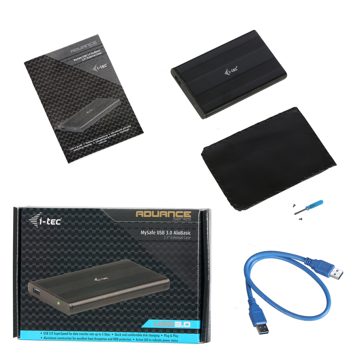 i-tec Advance MYSAFEU312 caja para disco duro externo Carcasa de disco duro/SSD