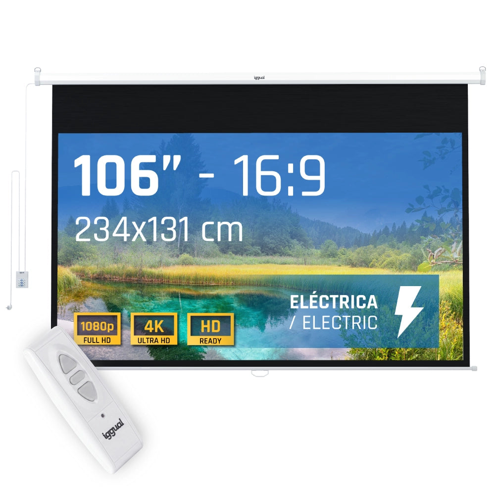 iggual PSIPS234 pantalla de proyección 2,69 m (106")