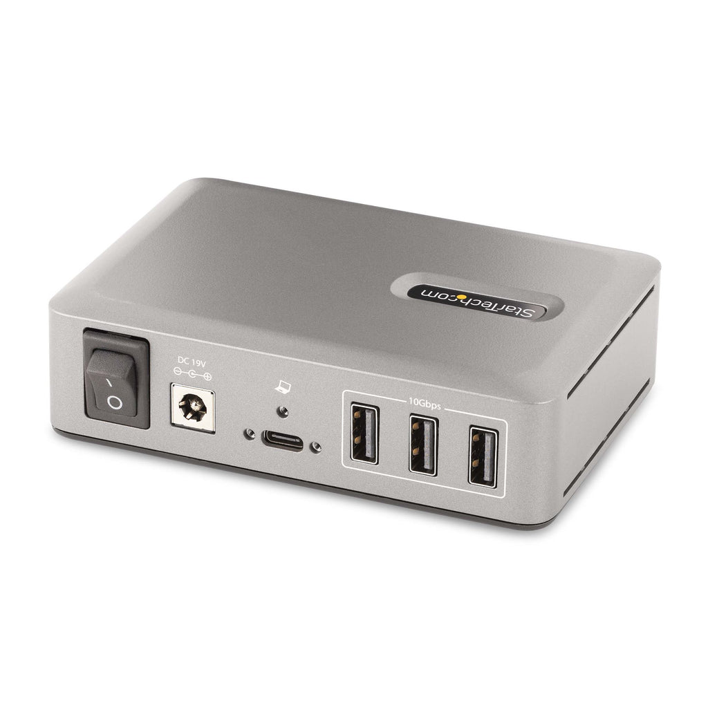 StarTech.com 10G8A2CS-USB-C-HUB hub de interfaz USB 3.2 Gen 2 (3.1 Gen 2) Type-C 10000 Mbit/s Gris (2)