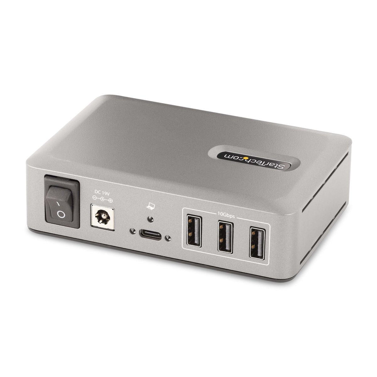 StarTech.com 10G8A2CS-USB-C-HUB hub de interfaz USB 3.2 Gen 2 (3.1 Gen 2) Type-C 10000 Mbit/s Gris (2)