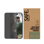 PanzerGlass SAFE. by ® 2-Way Privacy Screen Protector iPhone 16, 15 (BULKSAFEP95875)