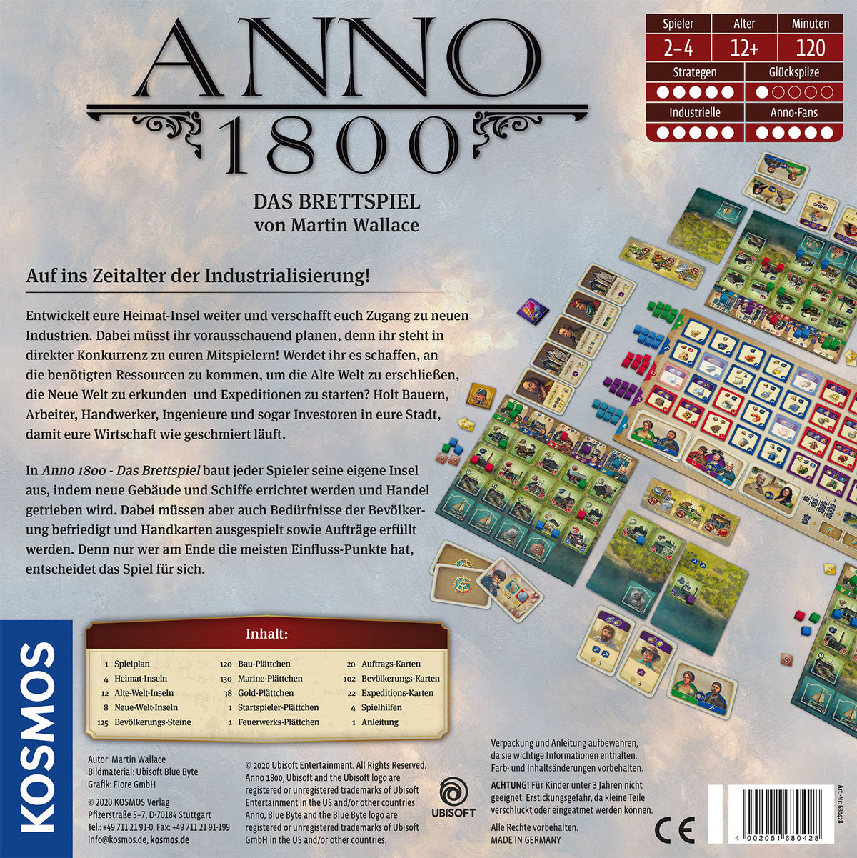 Kosmos Anno 1800 Juego de mesa Estrategia (2)