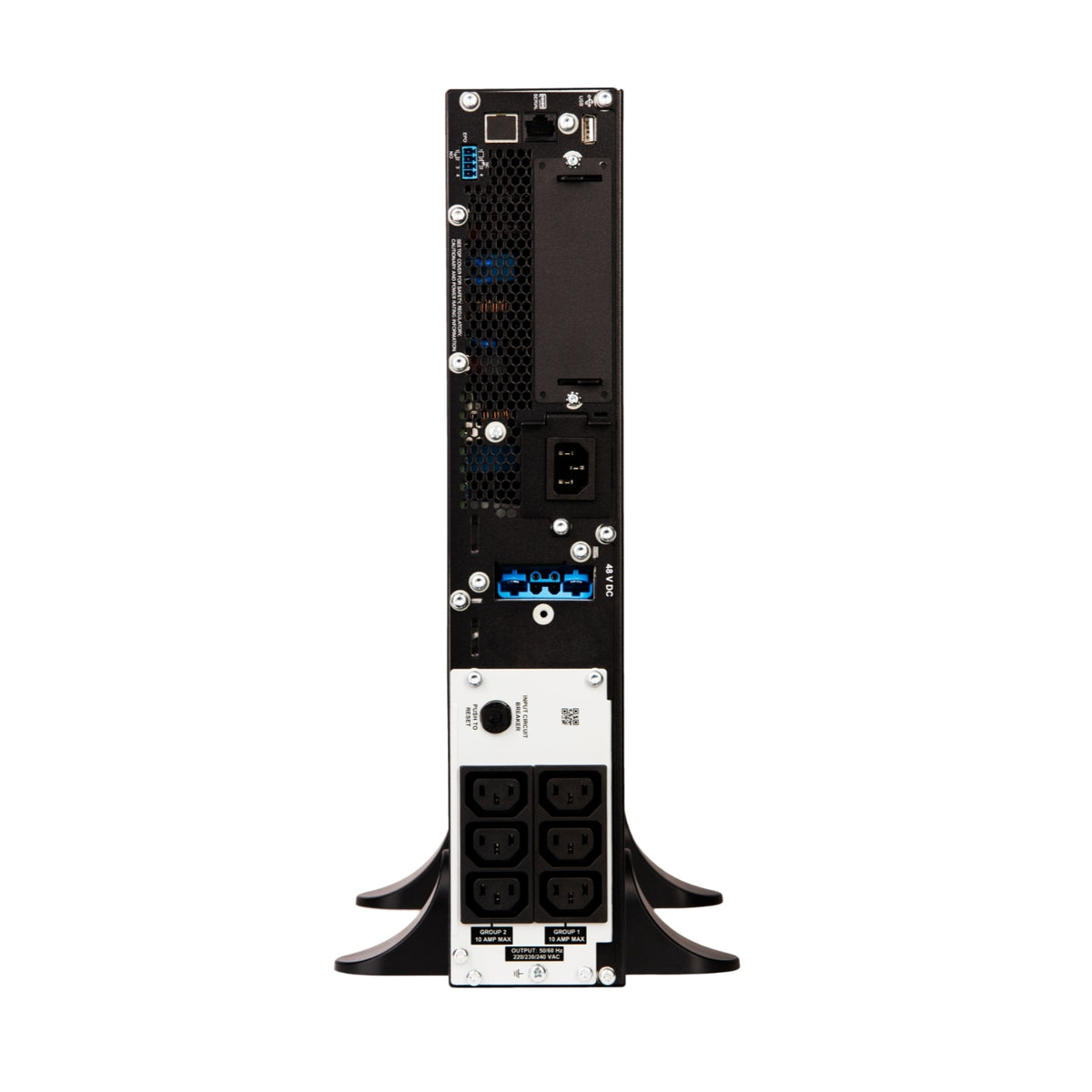APC SRT1500XLI sistema de alimentación ininterrumpida (UPS) Doble conversión (en línea) 1,5 kVA 1500 W 6 salidas AC (2)