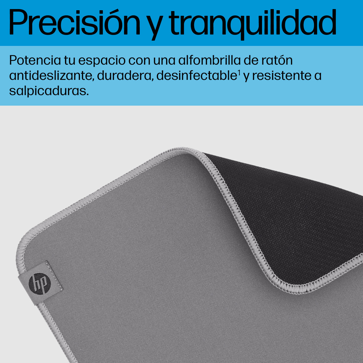 HP 100 Sanitizable Mouse Pad Gris (8)