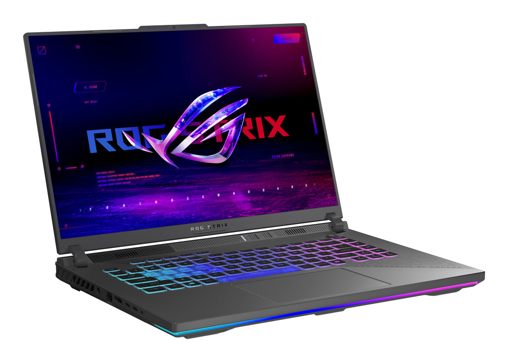 ASUS ROG Strix G16 G614PR-RV003W AMD Ryzen™ 9 8940HX Portátil 40,6 cm (16") WUXGA 32 GB DDR5-SDRAM 1 TB SSD NVIDIA GeForce RTX 5070 Ti Wi-Fi 6E (802.11ax) Windows 11 Home Negro, Gris QWERTZ Alemán (3)