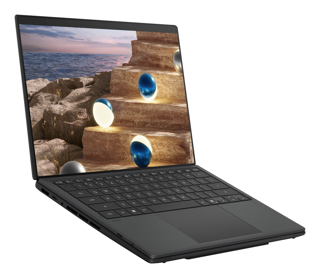 ASUS Zenbook Duo UX8407AA-SN262W Intel Core Ultra 9 386H Híbrido (2-en-1) 35,6 cm (14") Pantalla táctil 3K 32 GB LPDDR5x-SDRAM 1 TB SSD Wi-Fi 7 (802.11be) Windows 11 Home Gris (3)