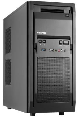 Chieftec LF-02B-OP carcasa de ordenador Midi Tower Negro