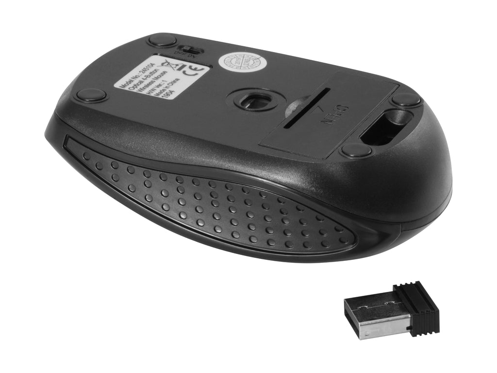 Equip 245104 ratón Viajes Ambidextro RF inalámbrico Óptico 1600 DPI (5)