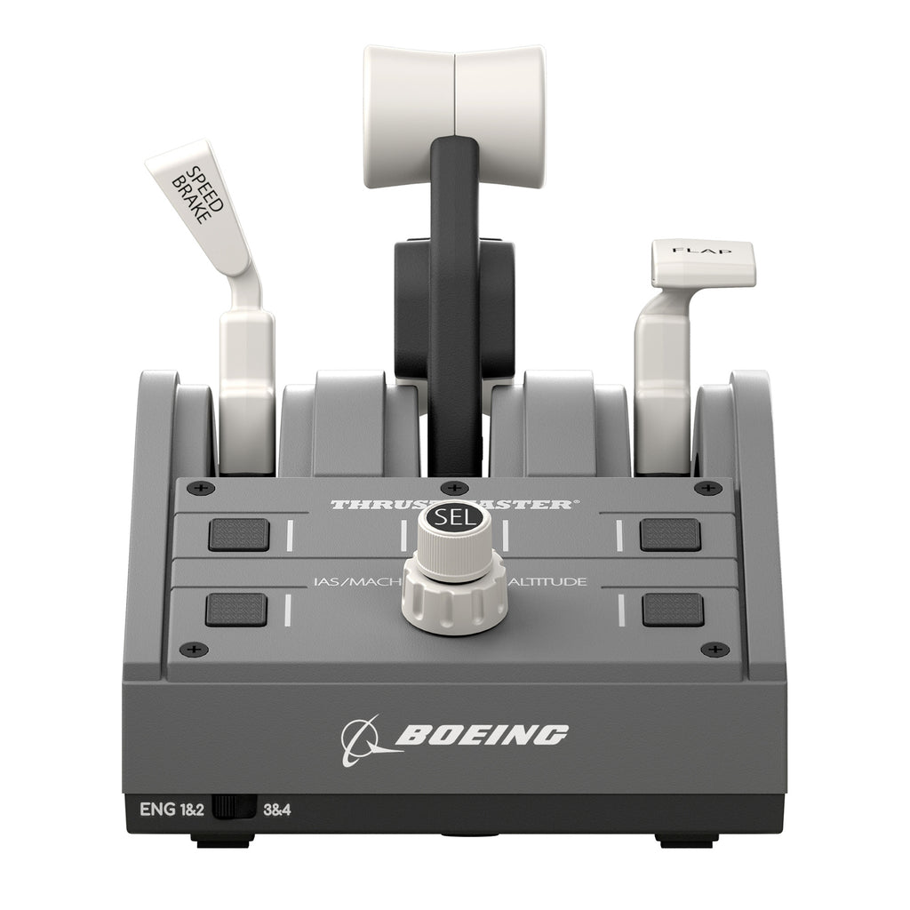 Thrustmaster TCA Quadrant Boeing Edition Gris USB Palanca de mando PC, Xbox, Xbox One X, Xbox Series S (3)