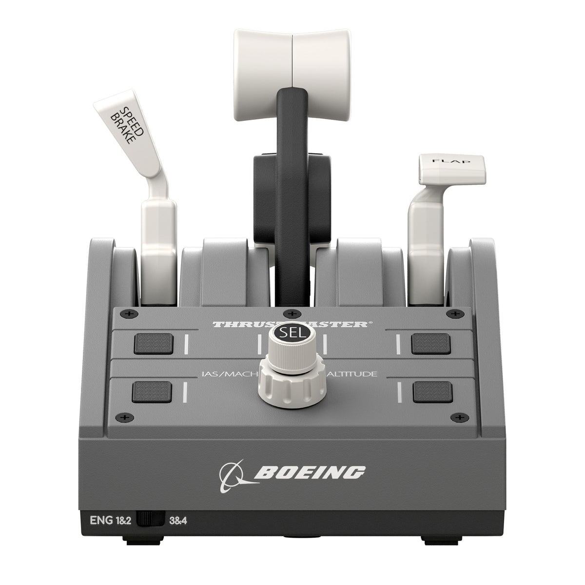 Thrustmaster TCA Quadrant Boeing Edition Gris USB Palanca de mando PC, Xbox, Xbox One X, Xbox Series S (3)