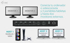 i-tec C31KVMDOCKPDPRO base para portátil y replicador de puertos Alámbrico USB 3.2 Gen 1 (3.1 Gen 1) Type-C Negro (7)