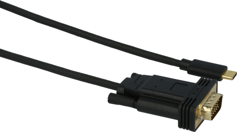 Cable USB tipo C m - HD15 (VGA) m 2 m (3)