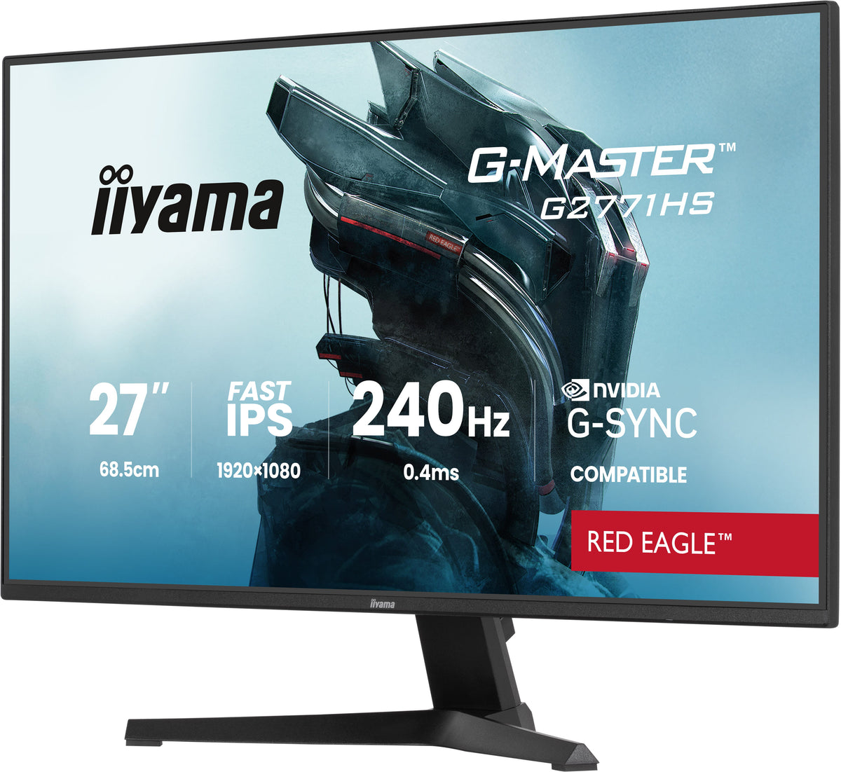 iiyama G-MASTER G2771HS-B1 pantalla para PC 68,6 cm (27") 1920 x 1080 Pixeles Full HD Negro (2)