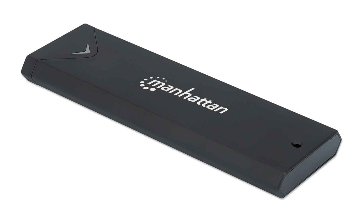 Manhattan 130530 caja para disco duro externo Caja externa para unidad de estado sólido (SSD) Negro M.2 (4)
