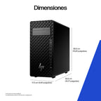 HP None Intel Core Ultra 7 265K 64 GB DDR5-SDRAM 1 TB SSD Windows 11 Pro Torre Puesto de trabajo AI Workstation, AI PC Negro (4)