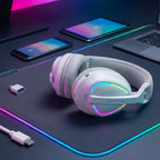 Mars Gaming MHWQUASARW auricular y casco Auriculares Inalámbrico Diadema Juego USB Type-C / USB Type-A Bluetooth Blanco (8)