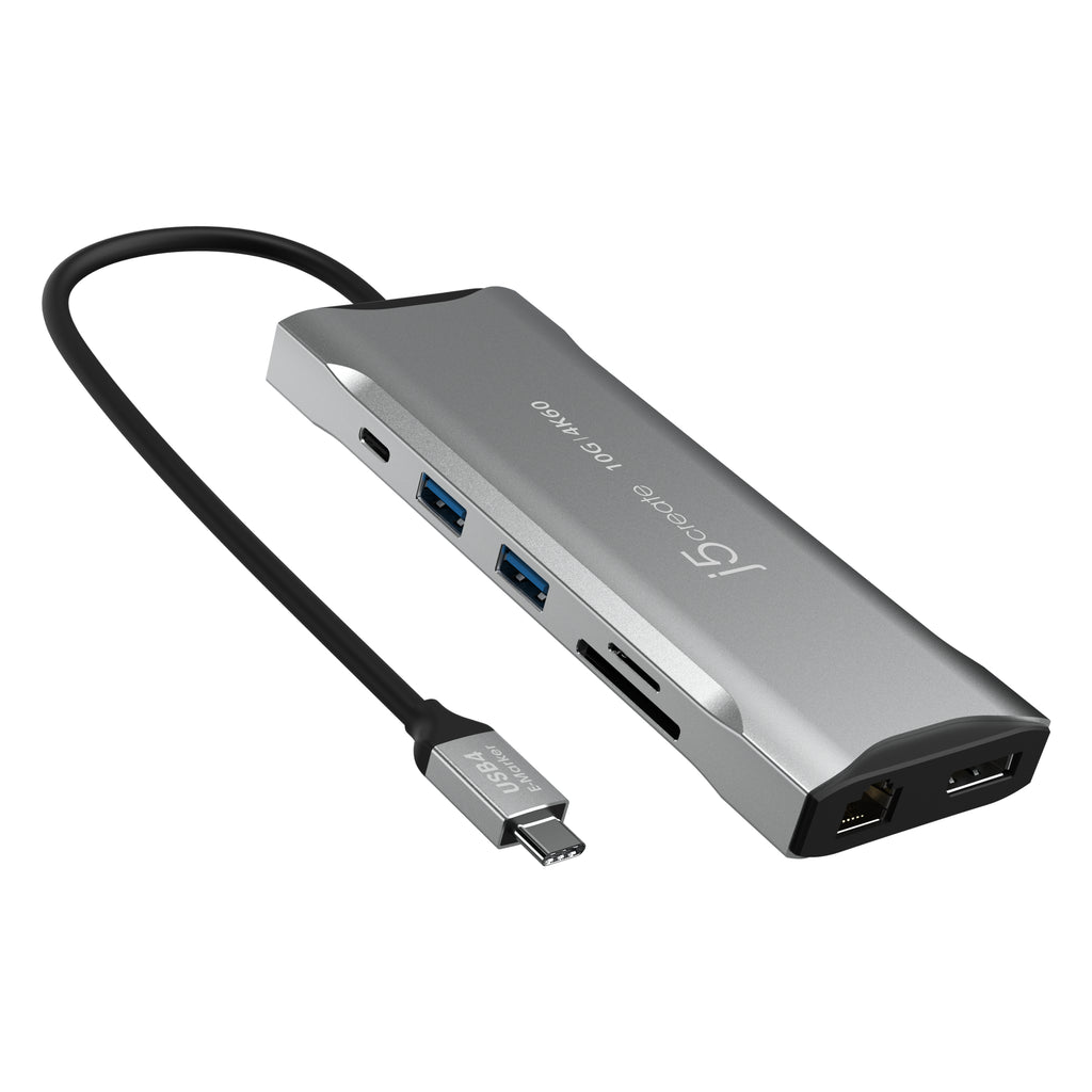 j5create JCD397 Alámbrico USB 3.2 Gen 1 (3.1 Gen 1) Type-C Gris