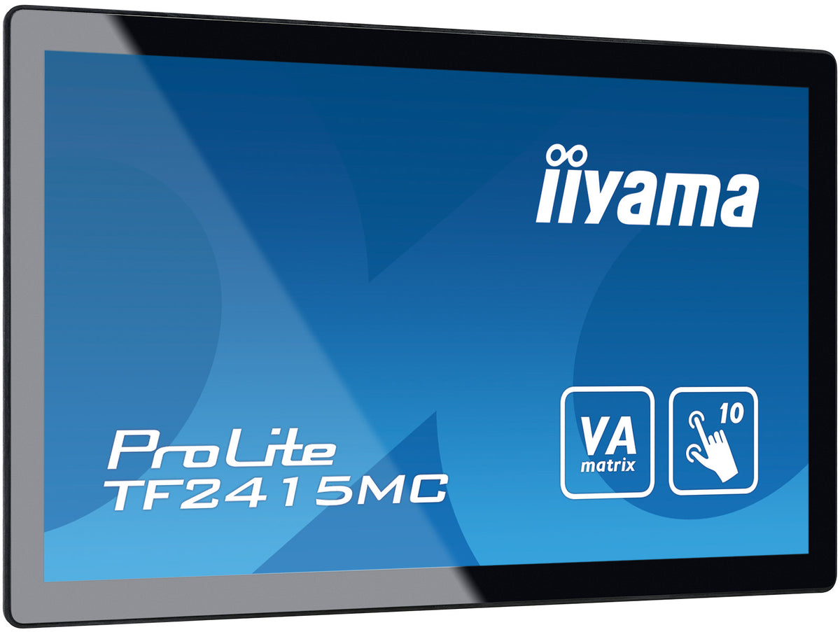 iiyama ProLite TF2415MC-B2 pantalla para PC 60,5 cm (23.8") 1920 x 1080 Pixeles Full HD LED Pantalla táctil Multi-usuario Negro (5)