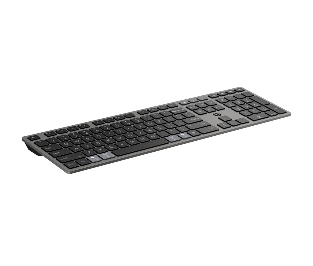 HP 725 Multi-Device Rechargeable Wireless Keyboard and Mouse Combo teclado Ratón incluido Oficina RF Wireless + Bluetooth Negro (4)