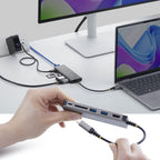 StarTech.com 177B-USBC-MULTIPORT base para portátil y replicador de puertos Alámbrico USB 3.2 Gen 2 (3.1 Gen 2) Type-C Gris (3)