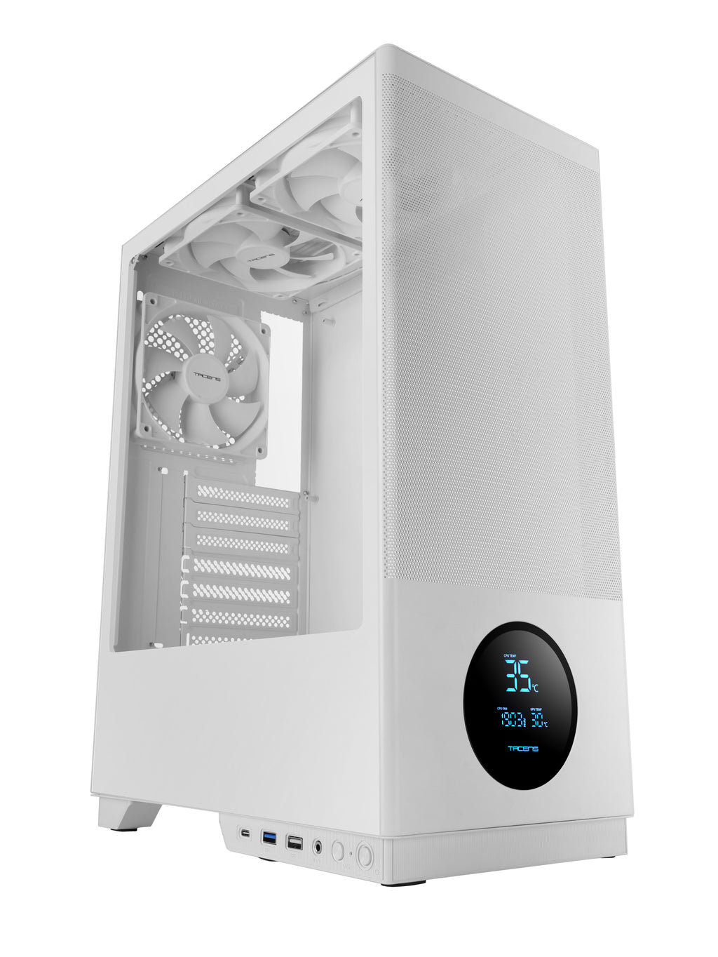 Tacens 2SAGITTA20W carcasa de ordenador Midi Tower Blanco (2)