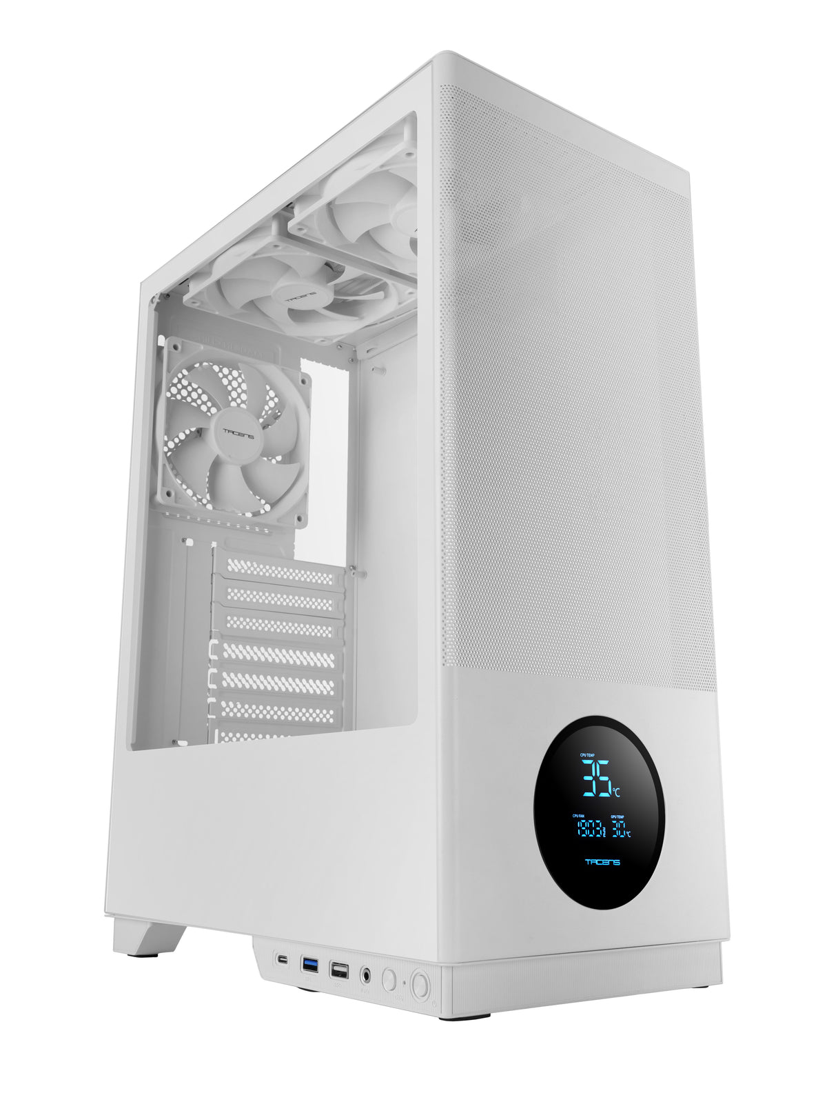 Tacens 2SAGITTA20W carcasa de ordenador Midi Tower Blanco (2)