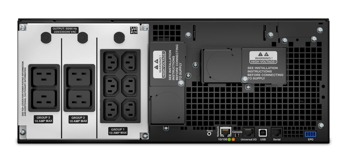 APC Smart-UPS On-Line sistema de alimentación ininterrumpida (UPS) Doble conversión (en línea) 6 kVA 6000 W 10 salidas AC (3)