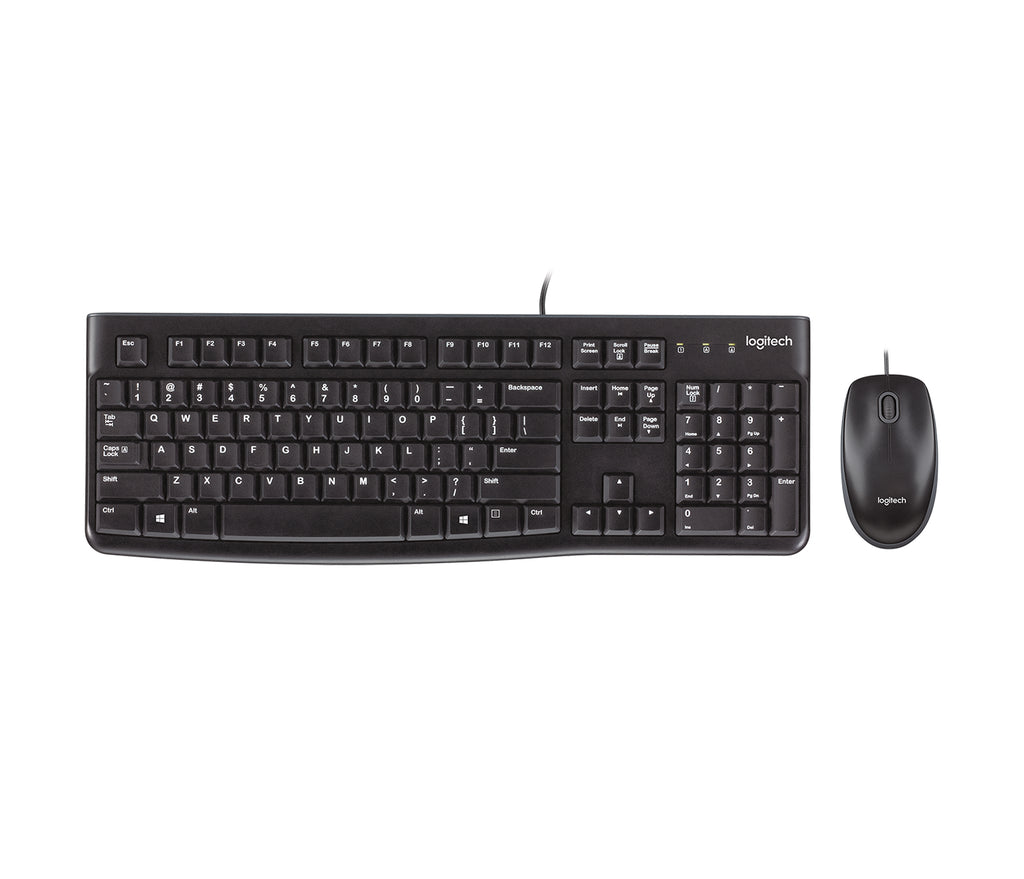 Logitech MK120 teclado Ratón incluido USB QWERTY Nórdico Negro (3)