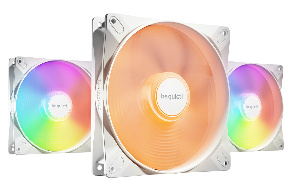 be quiet! LIGHT WINGS LX 140mm PWM 3-Pack White Carcasa del ordenador Ventilador 14 cm Blanco 3 pieza(s)