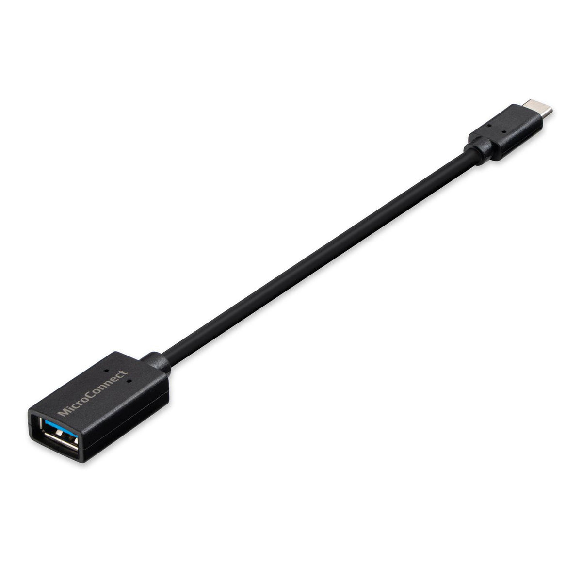 Microconnect USB3.1CAF02BH cable USB USB 3.2 Gen 1 (3.1 Gen 1) 0,2 m USB C USB A Negro (3)