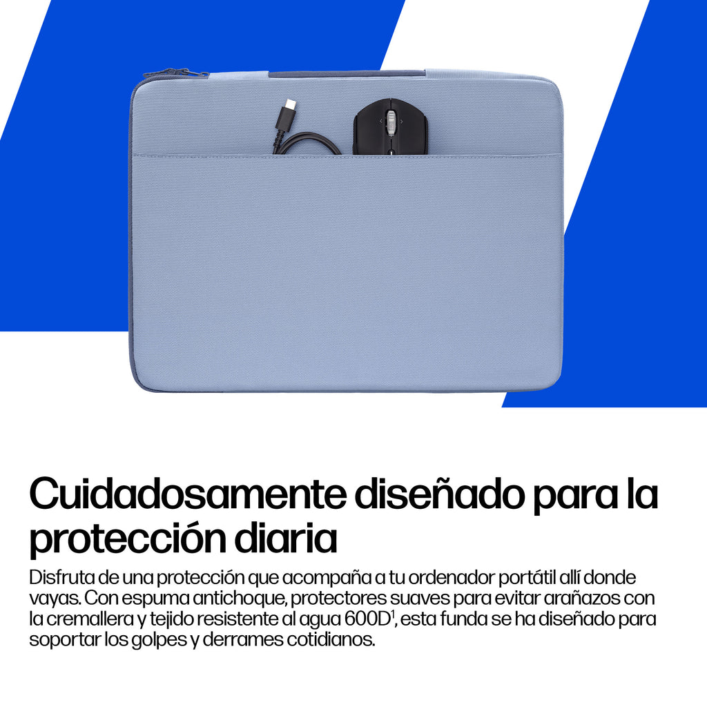 HP Protective 13-14-inch Laptop Sleeve 35,6 cm (14") Azul (4)