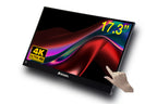 Verbatim 16105568 pantalla para PC 43,9 cm (17.3") 3840 x 2160 Pixeles 4K Ultra HD LCD Pantalla táctil Negro (2)