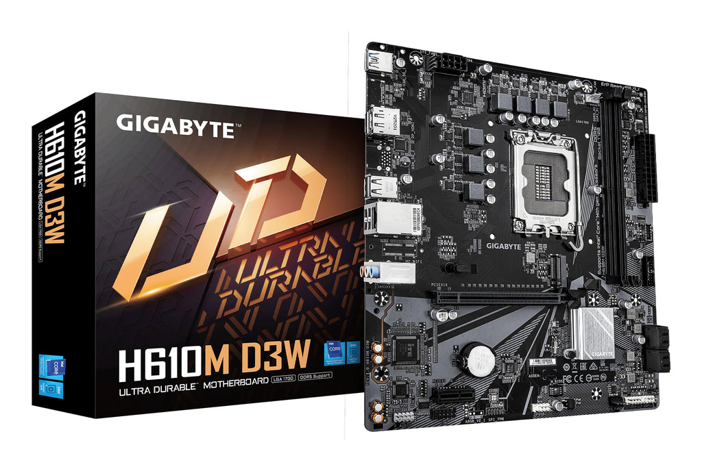 GIGABYTE H610M D3W placa base Intel H610 LGA 1700 micro ATX (2)