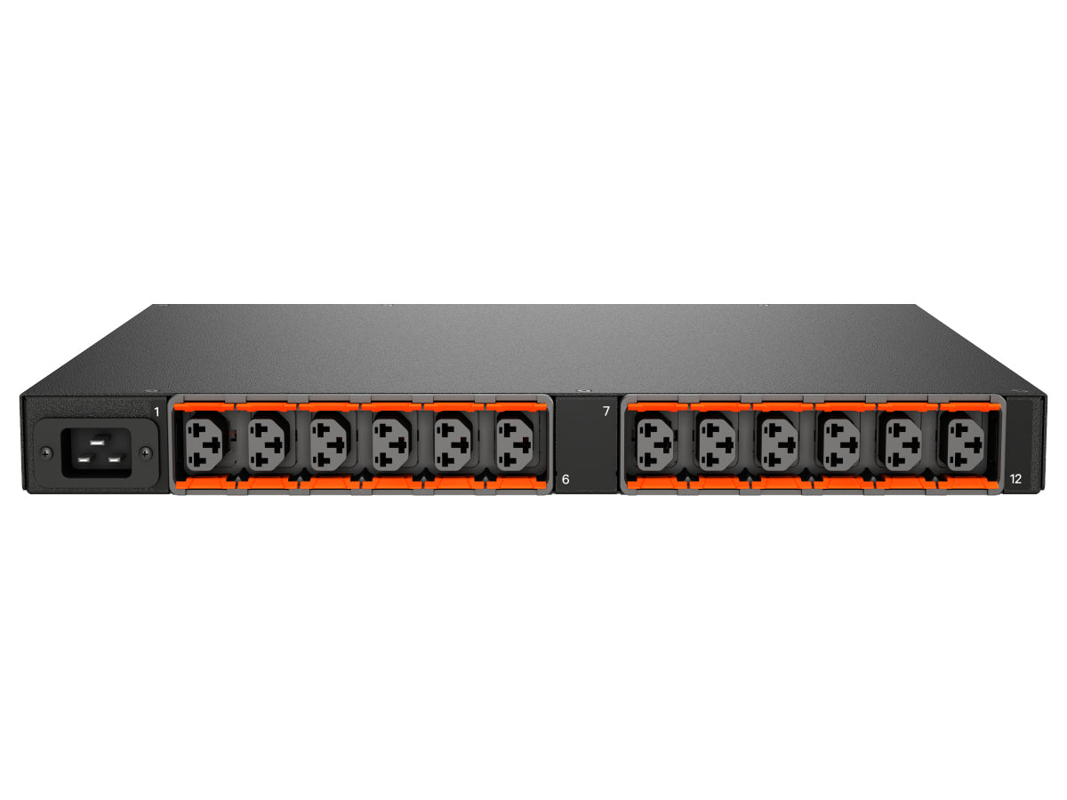 Vertiv Geist MUU5M1R5-12CF17-2C20A9H00-S unidad de distribución de energía (PDU) 12 salidas AC 0U Negro (2)