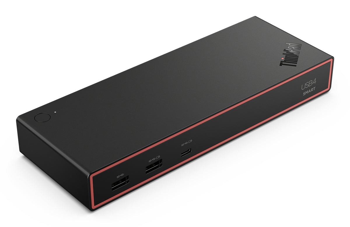 Lenovo ThinkPad USB4 Smart Dock 5500 with 135W Adapter Alámbrico Negro (4)
