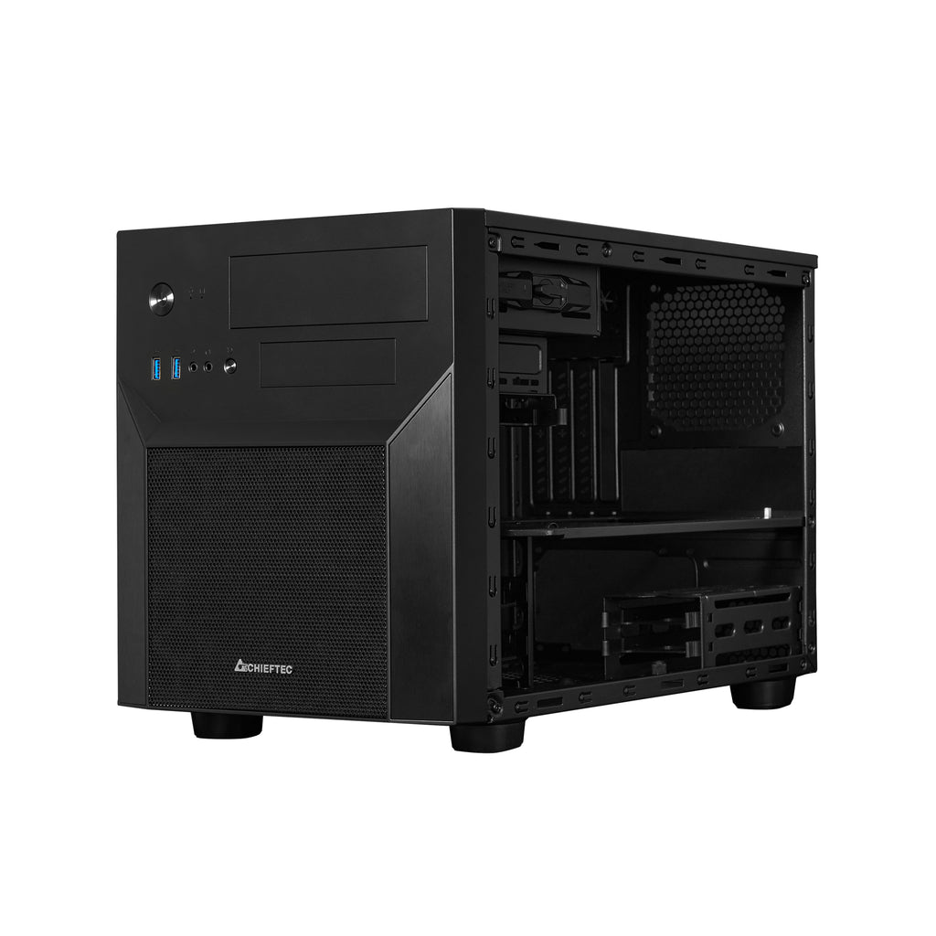 Chieftec CI-02B-OP carcasa de ordenador Cubo Negro (4)