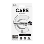 PanzerGlass CARE™ by ® Funda Transparente con Soporte Plateado y MagSafe iPhone (1325)