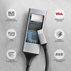 Axagon ADE-TXPD adaptador y tarjeta de red Ethernet 1000 Mbit/s (6)